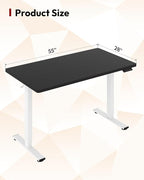 SANODESK Electric Standing Desk 55 x 28 Inches Whole-Piece Desktop Height - Image 3