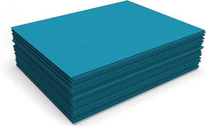 LUXPaper 8.5" x 11" Paper | Letter Size | Bright Blue | 60lb. Text | 50 Qty - Image 4