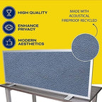 OBEX Acoustical Free Standing Privacy Screen, Cubicle Accessories Desk Privacy - Image 4