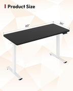 SANODESK Electric Standing Desk 60 x 24 Inches Whole-Piece Desktop Height - Image 2