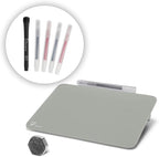 TOWON Small Glass Dry Erase Board, Desk White Board by TOWON