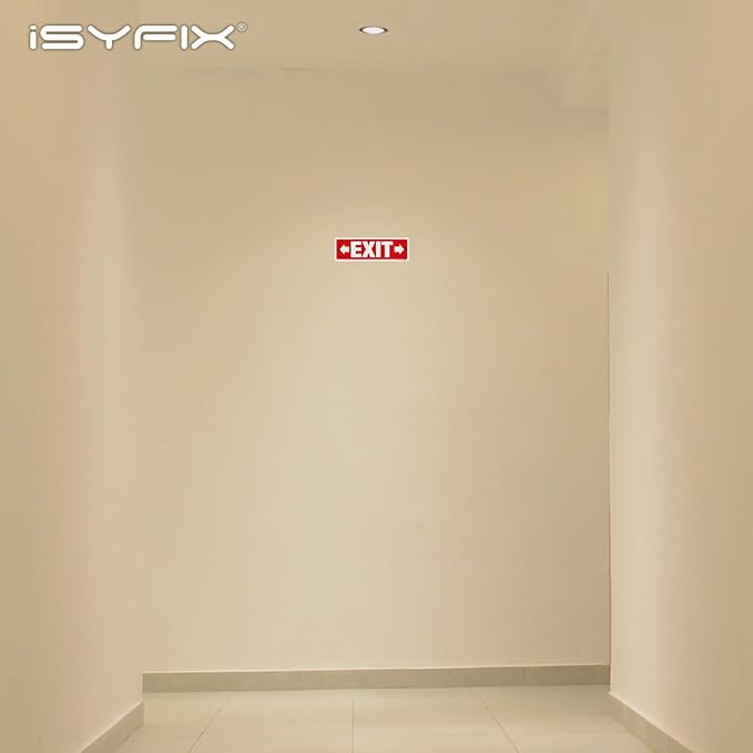 iSYFIX Exit Signs 12 Pack 12x4 Inch - Image 3