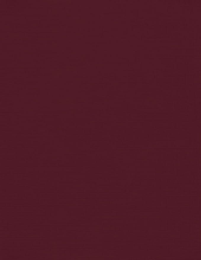 LUXPaper 8.5" x 11" Cardstock | Letter Size | Burgundy Linen | 100lb. Cover | 1 by LUXPaper