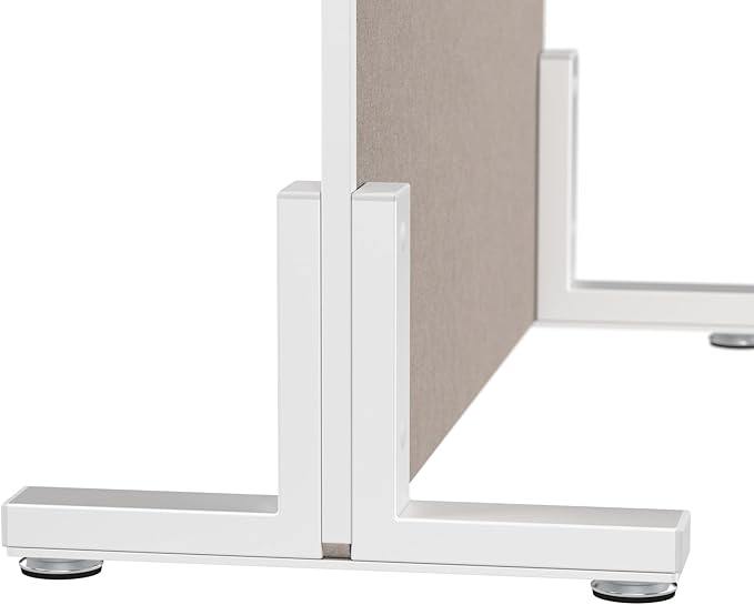 Bush Business Furniture 24W x 55H Freestanding Privacy Screen in Warm Beige - Image 4