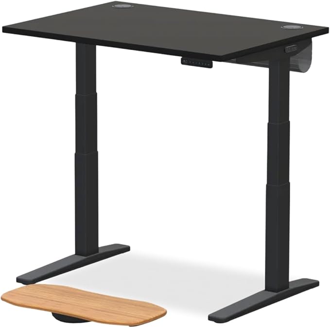 UPLIFTDESK V3 2-Leg Black Laminate Wood Standing Desk – Adjustable Height by UPLIFTDESK