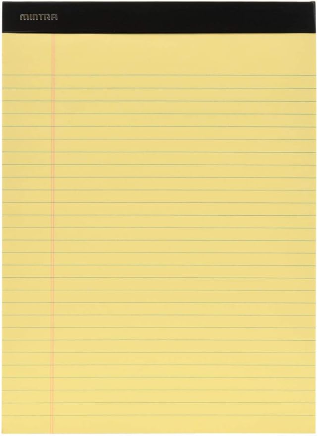 Mintra Office Legal Pads, 8.5in x 11in, Wide Ruled)) - Image 4