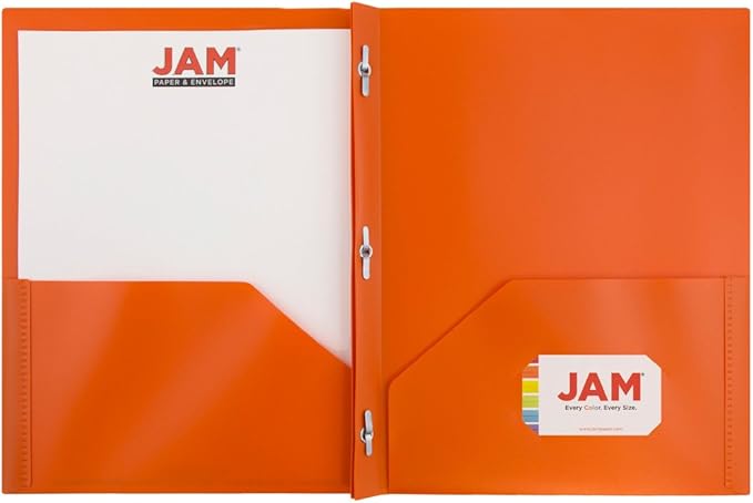 JAM PAPER Plastic Color POP Folders - Image 3
