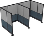 2 Person Workstation Wall Partition | Cubicle Workstations | Privacy Office by SKUTCHIDesignsInc