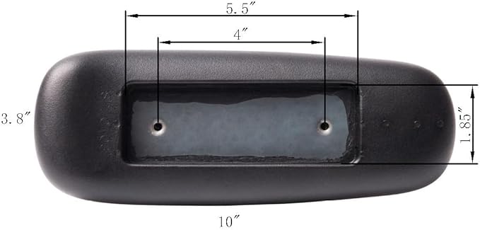CHAHEKAI Office Chair Arm Replacement, PU Armrest Arm Pads Caps, Univeral 4" - Image 4