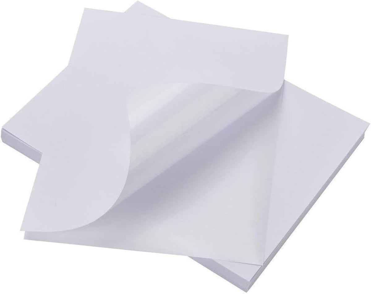 BESTEASY Sticker Paper 8.5" x 11" Full Sheet Label Stickers