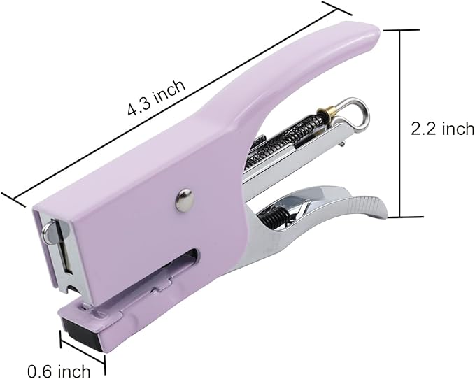 Aacehlh Small Hand-held Stapler Set, 15 Sheet Capacity, Includes 750Pcs Staples - Image 3