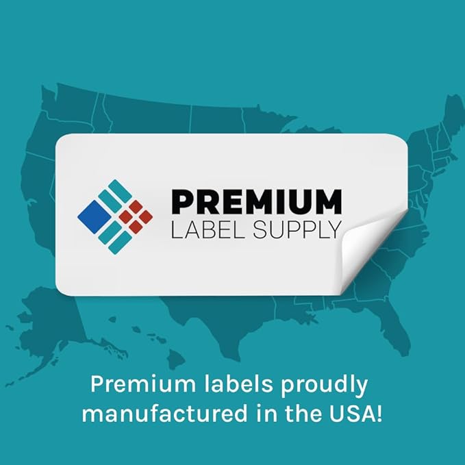 Premium Label Supply Glossy Clear Mailing Labels – 4" x 1.33" – Laser/Inkjet - Image 2