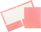 JAM PAPER Laminated Two Pocket Glossy School Folders by JAMPaper