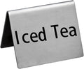 New Star Foodservice Stainless Steel Table Tent Sign, 2-Inch by 2-Inch) by NewStarFoodservice