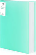 Phyxin Portfolio Binder, 60-Pocket Portfolio Folder 8.5" x 11", Displaying 120 by Phyxin