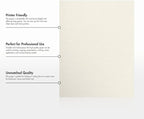 LUXPaper 8.5" x 11" Paper | Letter Size | Quartz Metallic | 80lb. Text | 50 Qty - Image 8