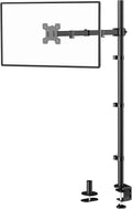 WALI Single Monitor Stand Desk Mount, 39 inch Tall Monitor Stand Fully by WALI