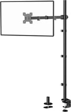 WALI Single Monitor Stand Desk Mount, 39 inch Tall Monitor Stand Fully by WALI