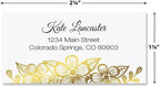 Allure Foil Personalized Border Return Address Labels- Set of 144 Large - Image 2
