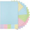 Sinmoe 100 Sheets 5 Shades Cardstock Paper 8.5 x 11 Inches 180gsm Solid Core by Sinmoe
