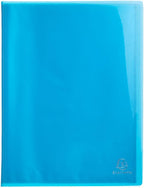 Exacompta - Ref 85872E - Iderama Collection - Semi-Rigid Display Book - 240 x 320mm in Size, Suitable for A4 Documents, 40 Pockets, 0.5mm Polypropylene - Light Blue