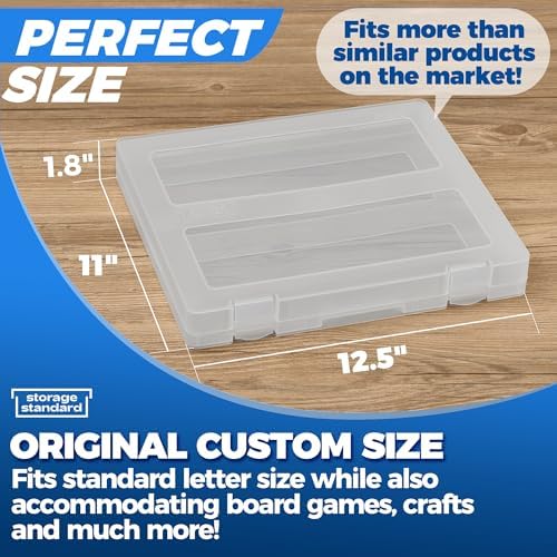 art & craft organizer storage case - semi, side view