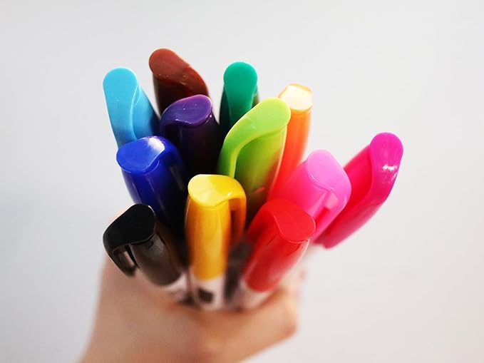 S & E TEACHER'S EDITION 24 Pcs Dry Erase Markers, 12 Assorted Colors - Image 5