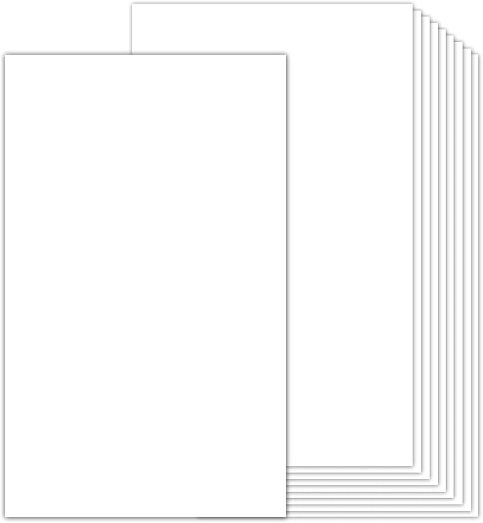 Legal Size Cardstock 8.5x14 White, Goefun Card Stock 110lb Premium Heavy by Goefun