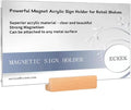 ECKEK Magnetic Sign Holder Grip Holder, Powerful Magnet, Acrylic Sign Holder by ECKEK