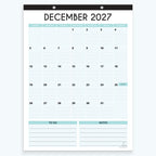 Fridge Calendar 2026-2027 for Refrigerator by StriveZen, 12x16 Inches, Large, Monthly, Magnetic, Vertical, July 26 - December 27, Academic, Space for Notes, To Do