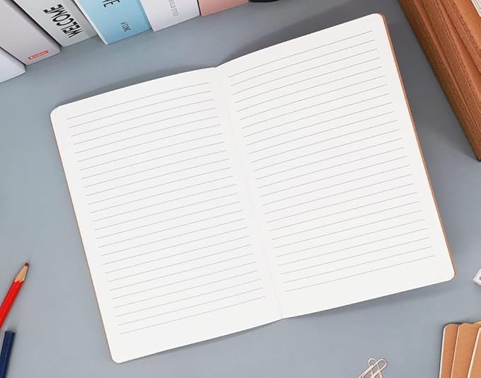 24 Pack A5 Kraft Notebook Journals - Image 2