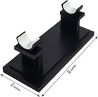 Fountain Pen Holder for Desk | Vintage Acrylic & Metal Organizer Stand | Pencil - Image 5