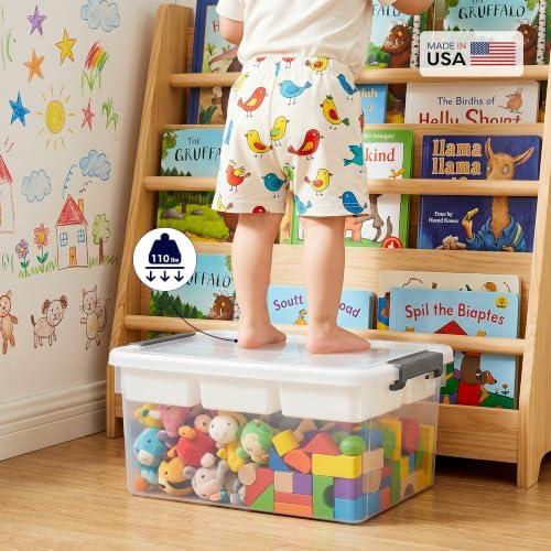 17qt 2packs clear craft organizers and storage with, package contents