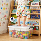 17qt 2packs clear craft organizers and storage with, package contents