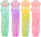 PANDENNER Retractable Pencil Eraser, Cute Erasers, Gradient Jelly Eraser by PANDENNER
