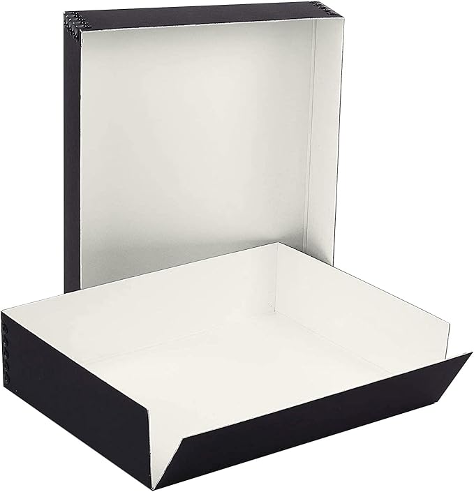 Lineco Museum Archival Storage Box, 9.75x12.75x3 in. Drop Front Design. - Image 5