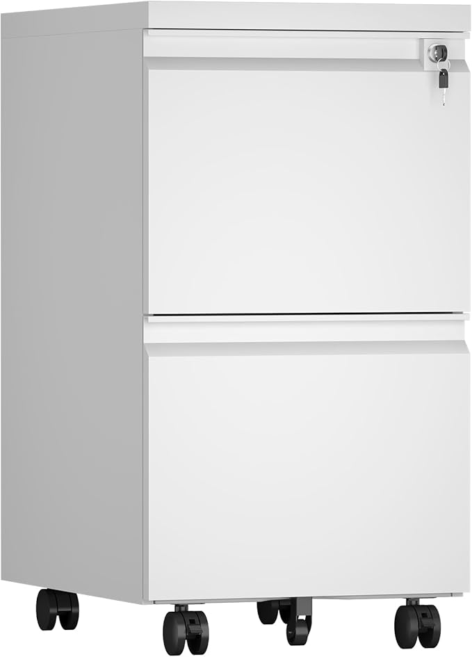 HOMOFFICE 2 Drawer File Cabinet by Unknown