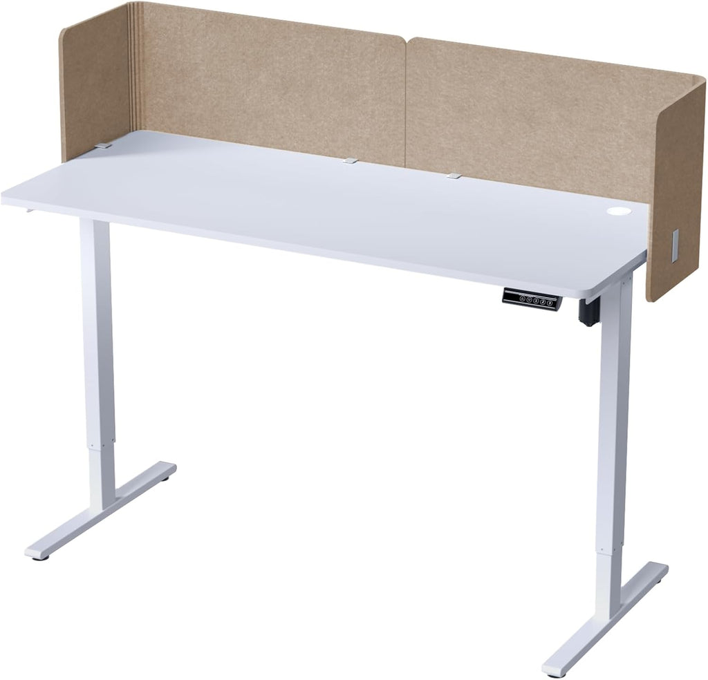 ERGO COLLECT Desk Privacy Panel, 2-in-1 Adjustable Acoustic Desktop Partition