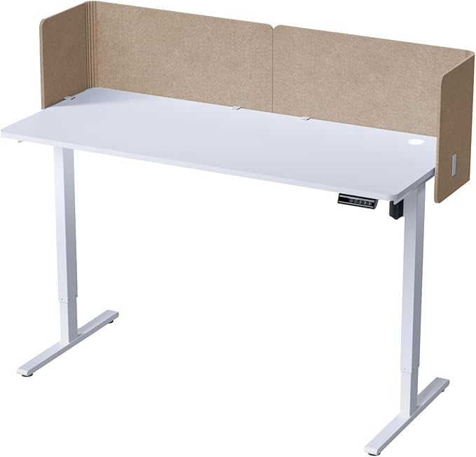 ERGO COLLECT Desk Privacy Panel, 2-in-1 Adjustable Acoustic Desktop Partition by ERGOCOLLECT