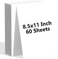 60 Sheets of Cardstock 8.5 x 11, Heavyweight Cover Cardstock Printer Paper 8.5 by Nichela