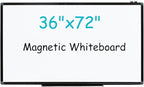 XIWODE Large 36x72 Inch Magnetic Dry Erase Whiteboard，Black Aluminum Frame by XIWODE