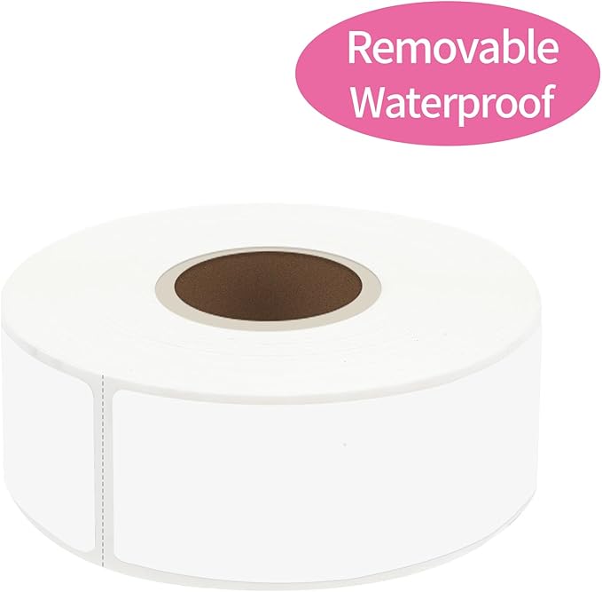 Removable Freezer Labels Stickers, 1 x 3 Inch Blank Removable Freezer Labels by STARLIBOO