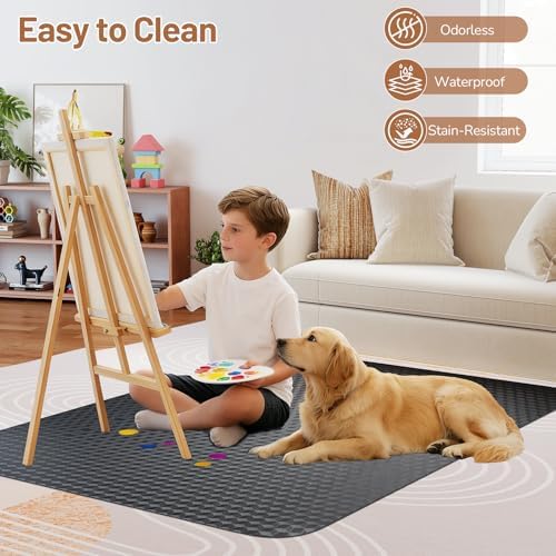Office Chair Mat for Low Pile Carpet, 48" x 60" Clear Plastic