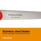 Fiskars All-Purpose Left-Handed Scissors, Gifts - Image 3