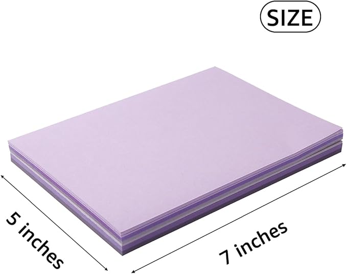 50 Sheets Colored Cardstock Paper 5 Colors, 250 GSM Heavy Card Stock - Image 3