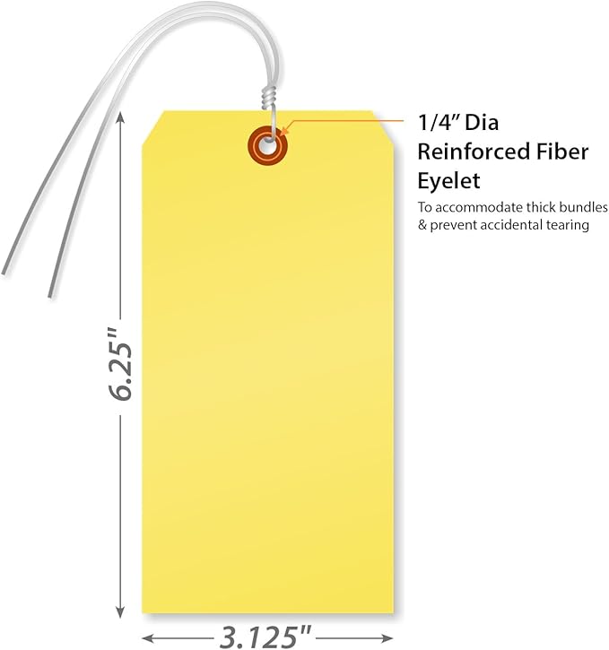 SmartSign Yellow Plastic Tags - Image 2