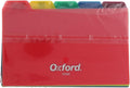 Oxford Poly Index Card Guide Set, 3 x 5 Inches, A-Z, 1/5 Inch Cut Tabs, Assorted Colors, 25 per Set, Sold as 4 Pack (73153)