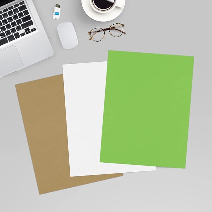 LUXPaper 8.5" x 11" Paper | Letter Size | Limelight Green | 80lb. Text | 50 Qty - Image 6