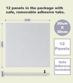 DECORITA Felt Wall Tiles | Large Cork Board Alternative | Aesthetic Felt - Image 3