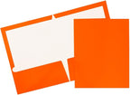 JAM PAPER Laminated Two Pocket Glossy School Folders by JAMPaper